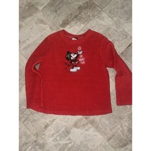 Disney Mickey Mouse Oh What Fun Womens Christmas Ugly Sweater‎ Size Small